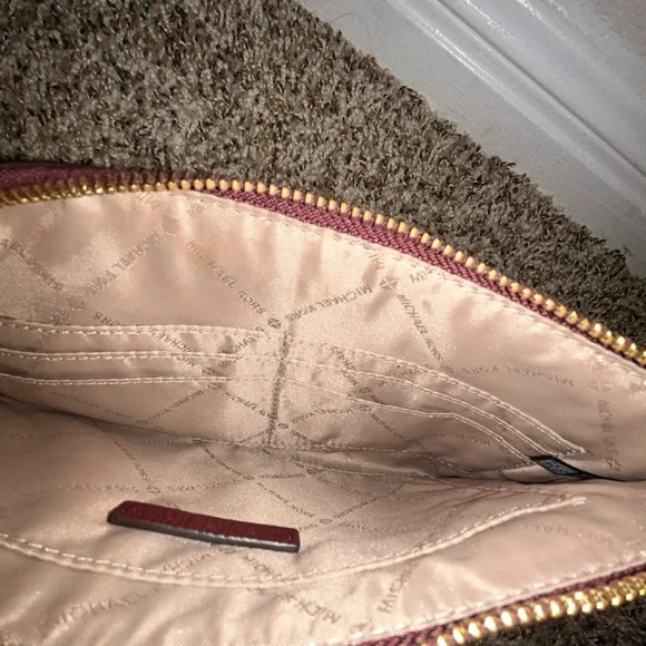 Michael Kors Maroon Wristlet - Picture 3 of 3